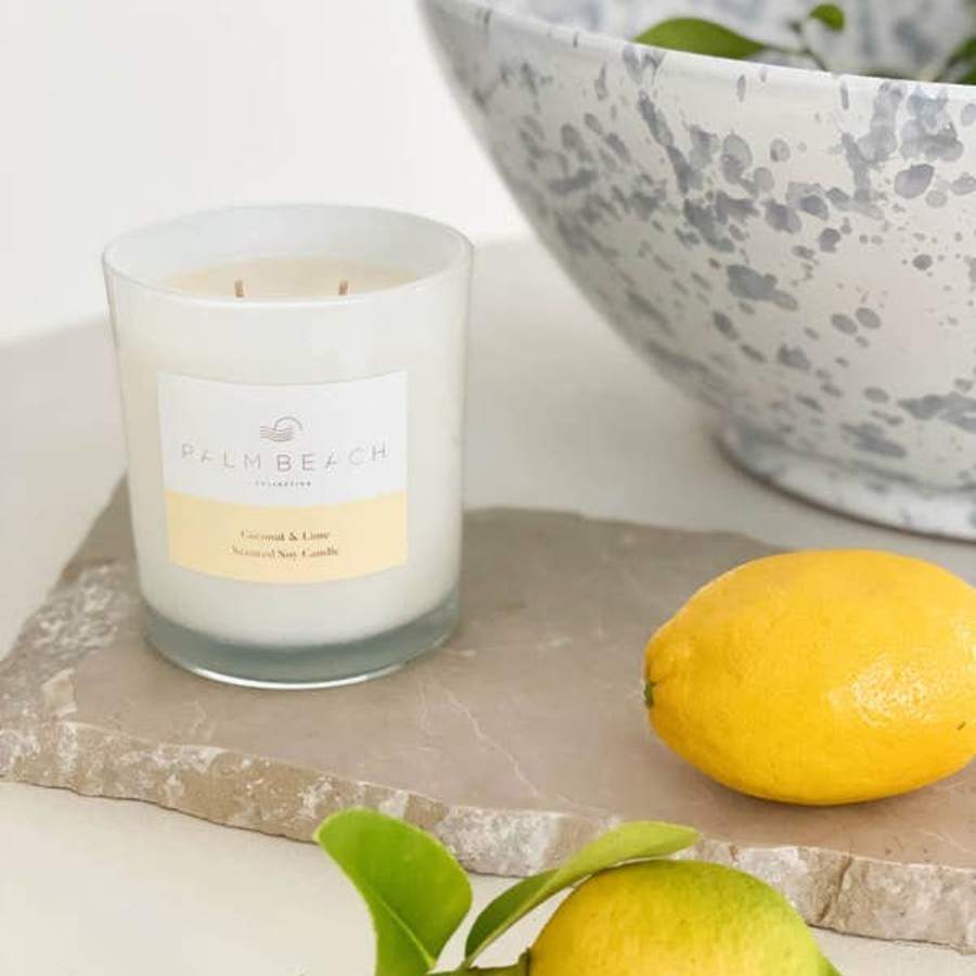 Fragrance Palm Beach Scented Candles | Palm Beach Collection Coconut & Lime 420G Standard Candle