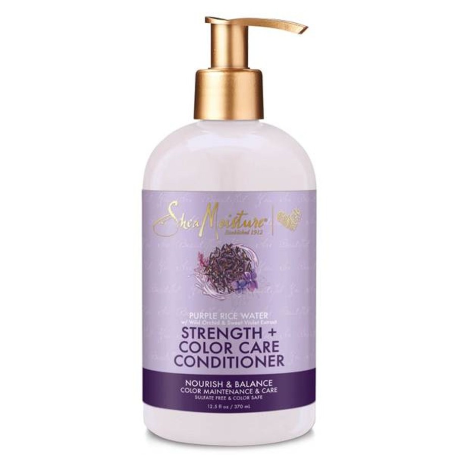 Haircare SheaMoisture | Sheamoisture Purple Rice Water Strength And Colour Care Conditioner 370Ml