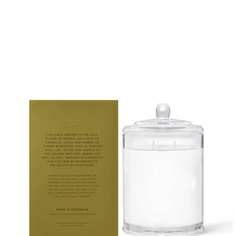 Fragrance Glasshouse Fragrances Scented Candles | Glasshouse Fragrances Kyoto In Bloom Candle 380G