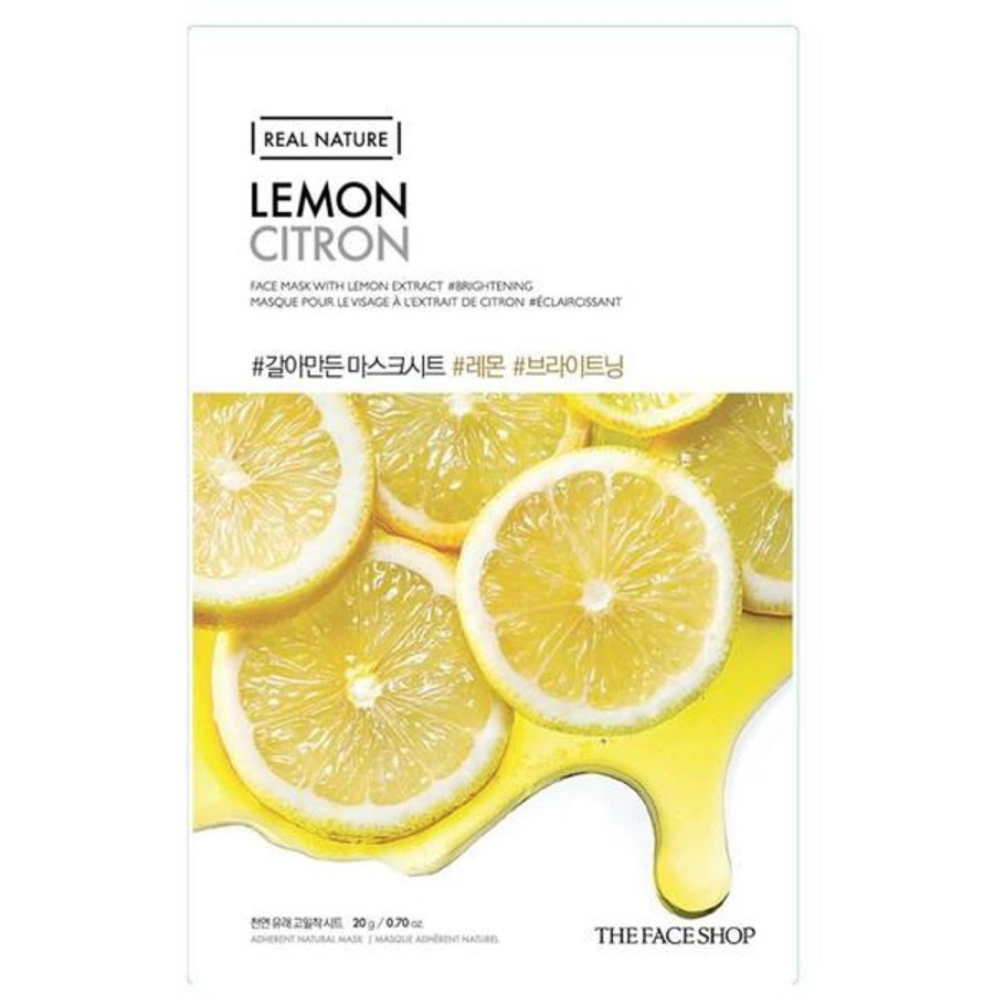 Skincare THE FACE SHOP | The Face Shop Real Nature Sheet Mask Lemon