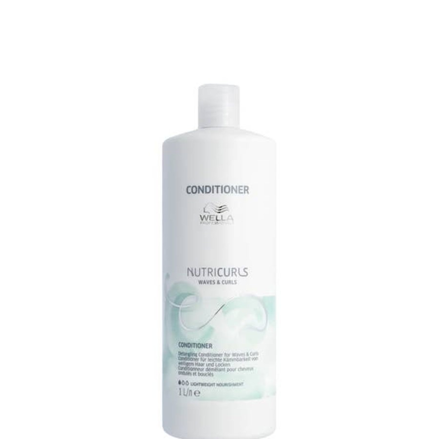 Men Wella Professionals Care Conditioners | Wella Professionals Nutricurls Detangling Conditioner For Waves And Curls 1000Ml