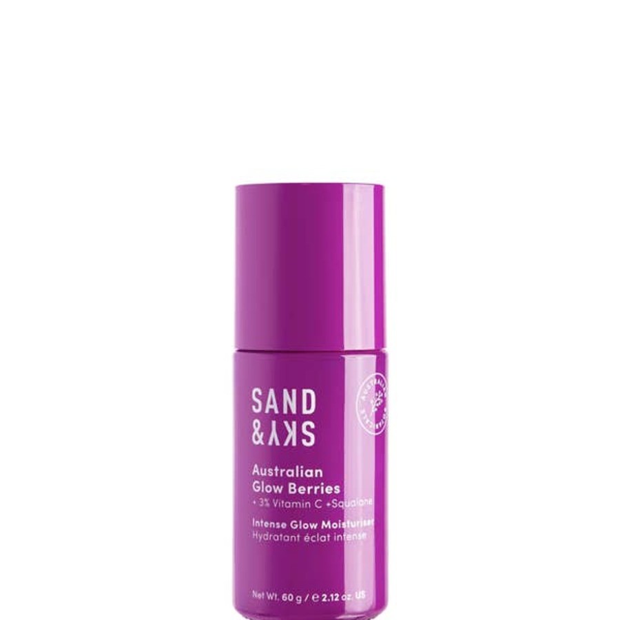 Skincare Sand & Sky | Sand & Sky Australian Glow Berries Intense Glow Moisturiser 60G