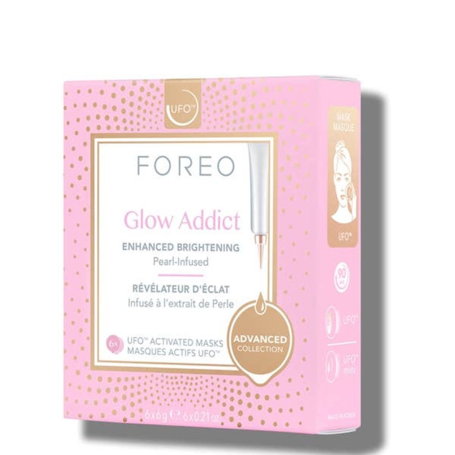 Skincare FOREO | Foreo Glow Addict Ufo/Ufo Mini Brightening Face Mask (6 Pack)