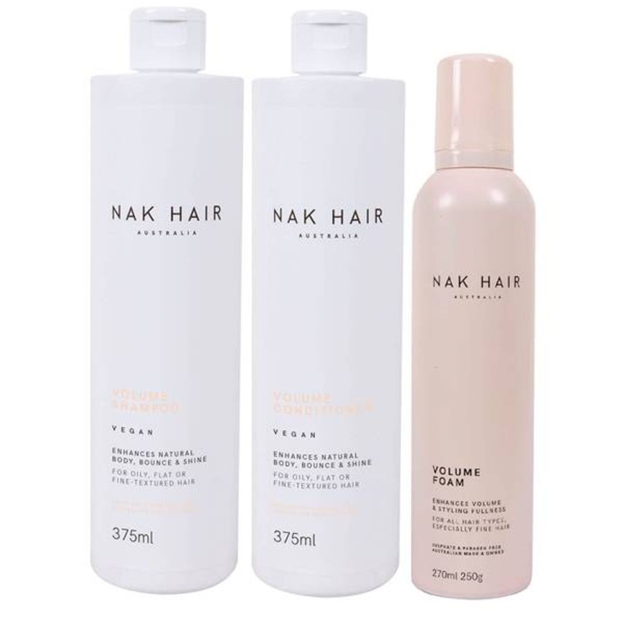 Haircare NAK | Nak Volume Trio (Worth $87.85)