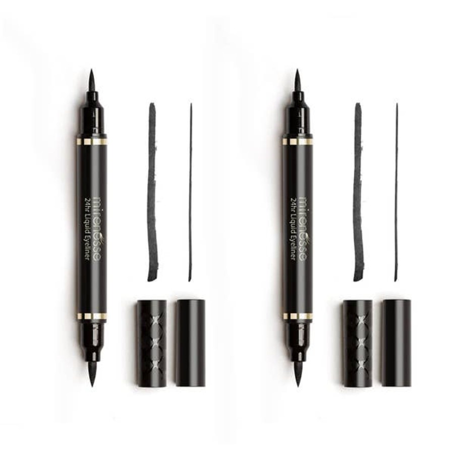 Makeup mirenesse Eye Liners | Mirenesse Define Art Duet 2-In-1 Eyeliner Duo