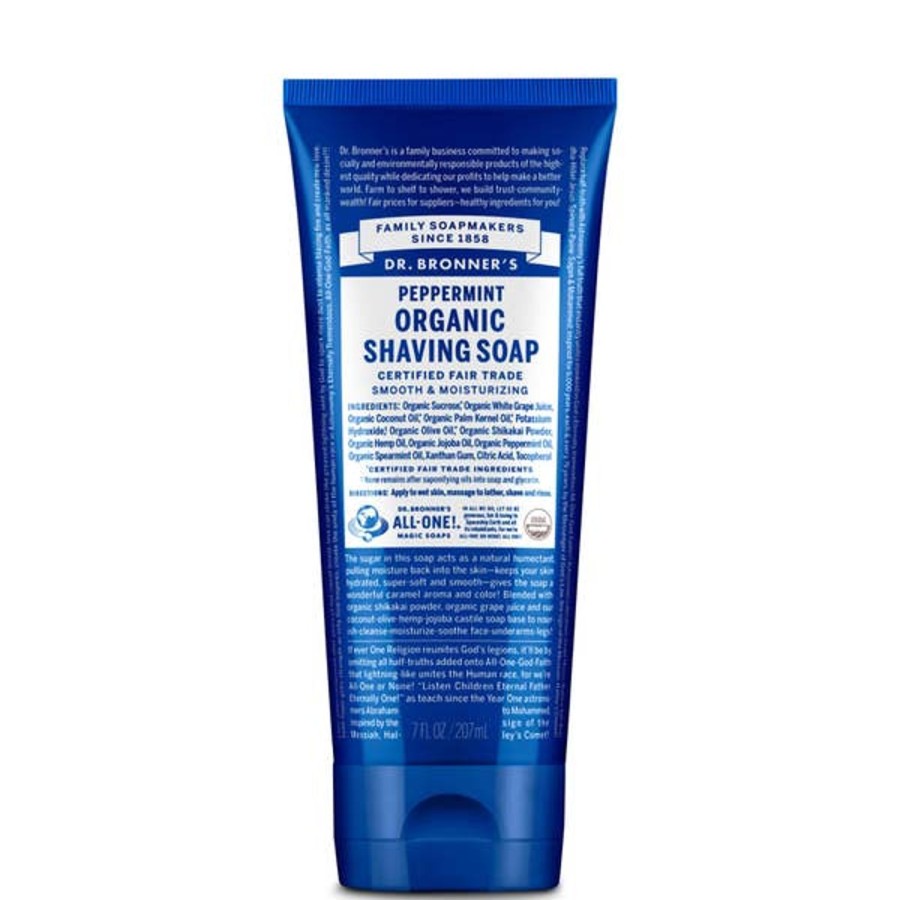 Men Dr. Bronner's Gels | Dr. Bronner Organic Peppermint Shaving Gel (207Ml)