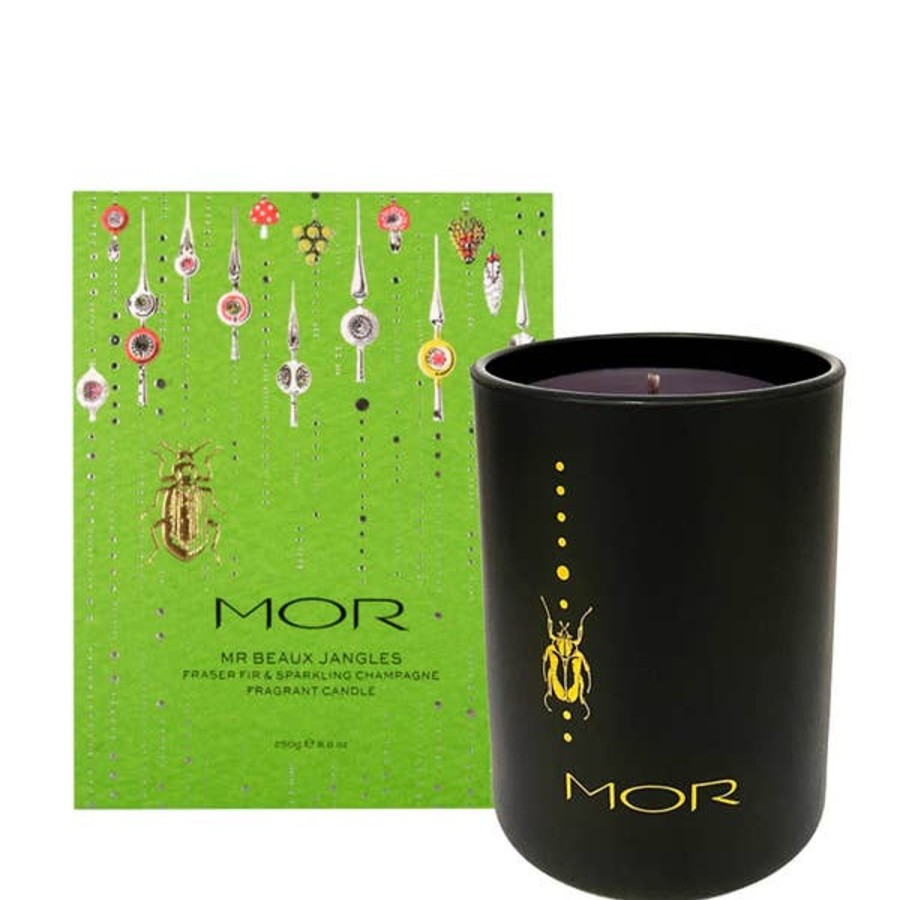 Fragrance MOR Scented Candles | Mor Mr Beaux Jangles Fragrant Candle Fraser Fir And Sparkling Champagne 250G