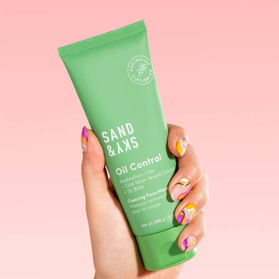 Skincare Sand & Sky | Sand & Sky Oil Control Clearing Face Mask 100G