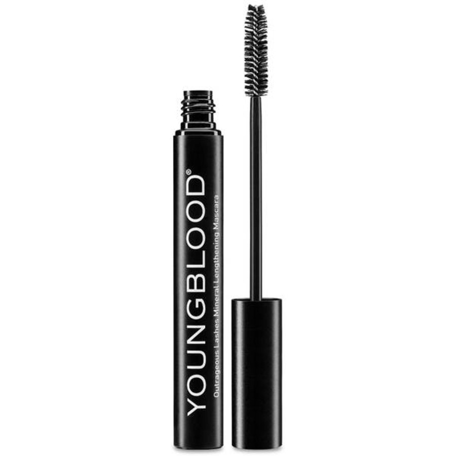 Makeup Youngblood Mineral Cosmetics Mascaras | Youngblood Outrageous Lengthening Mascara - Blackout 8.3Ml