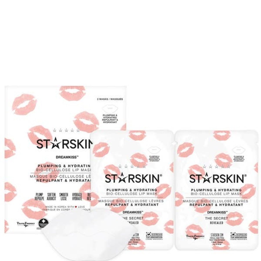 Skincare STARSKIN | Starskin Dreamkiss Lip Mask Coconut Bio-Cellulose Second Skin Lip Mask (2 Masks)