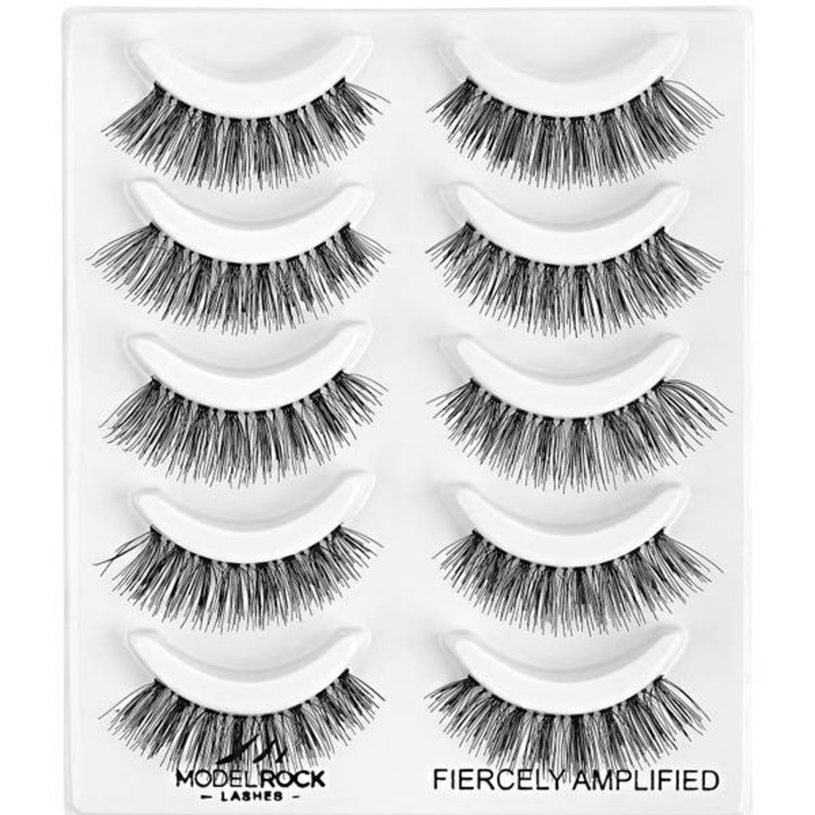 Makeup ModelRock Lashes Eye Home | Modelrock Fiercely Amplified Lash Pack - 5 Pairs