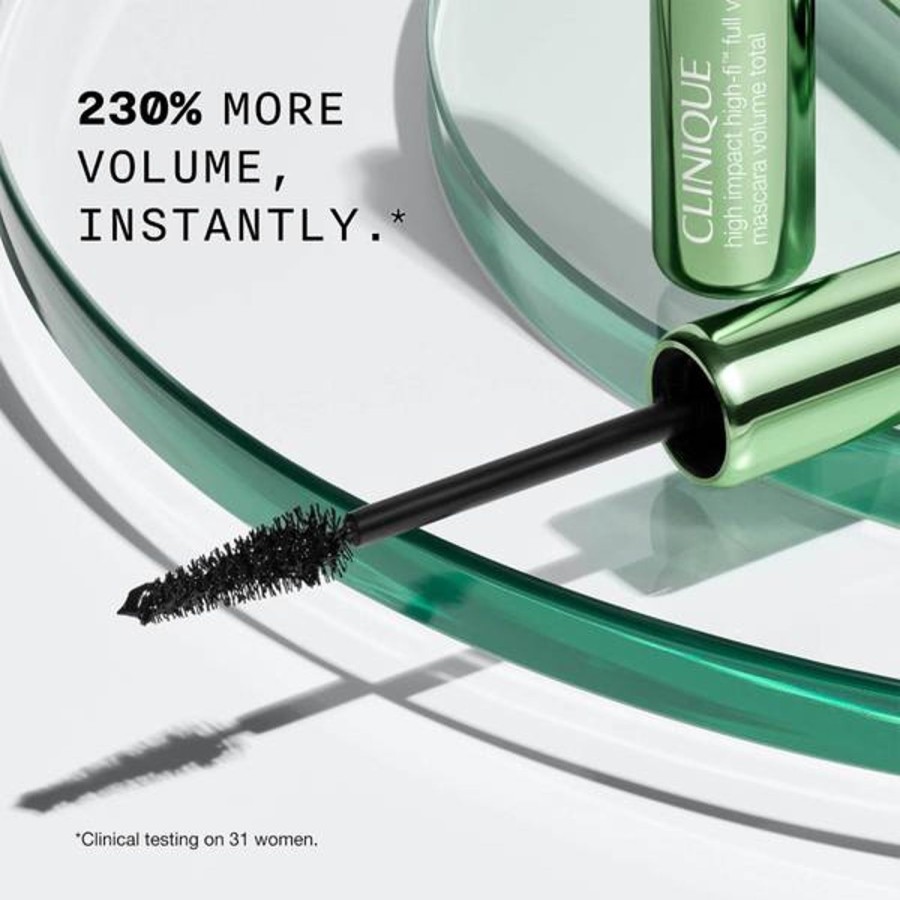 Makeup Clinique Mascaras | Clinique High Impact High-Fi Full Volume Mascara - Black 10Ml