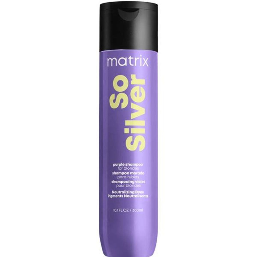 Men Matrix Shampoo | Matrix Total Results So Silver Purple Toning Shampoo For Blonde, Silver & Grey Hair 300Ml