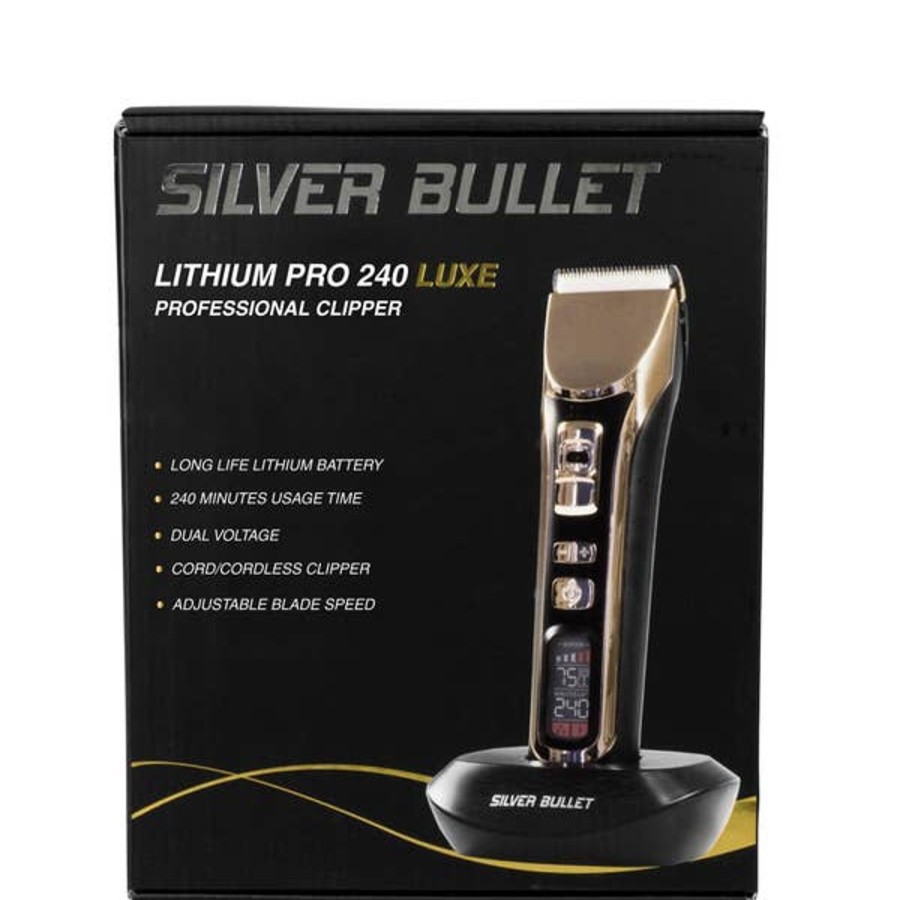 Men Silver Bullet Clippers & Trimmers | Silver Bullet Lithium Pro 240 Luxe Clipper