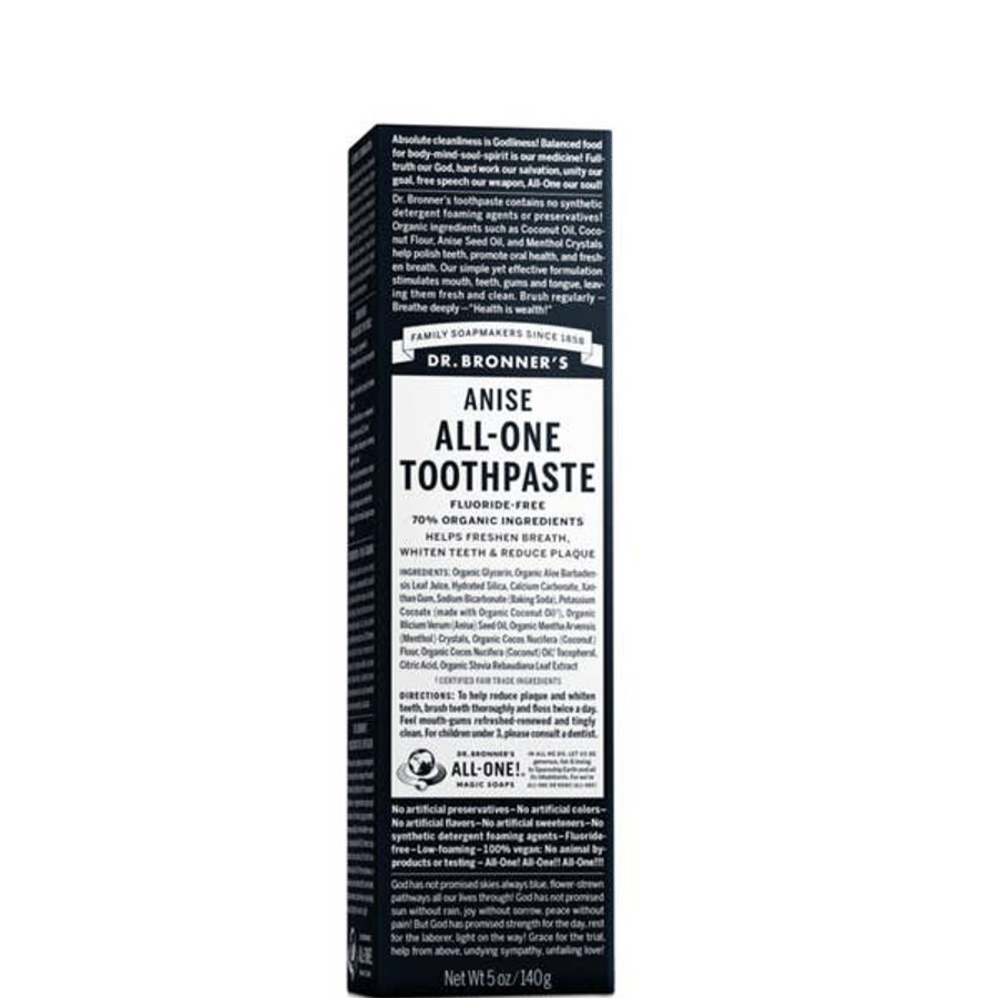 Personal Care Dr. Bronner's | Dr. Bronner'S All-One Toothpaste - Anise 140G