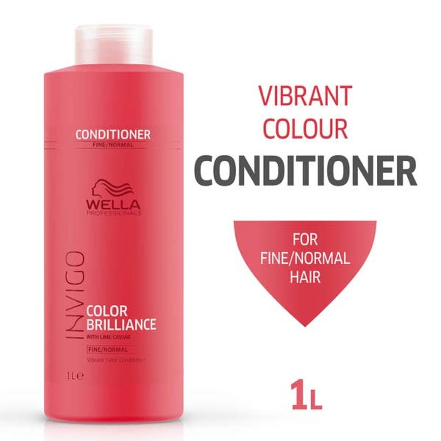 Haircare Wella Professionals Care | Wella Professionals Care Invigo Brilliance Vibrant Color Conditioner 1000Ml