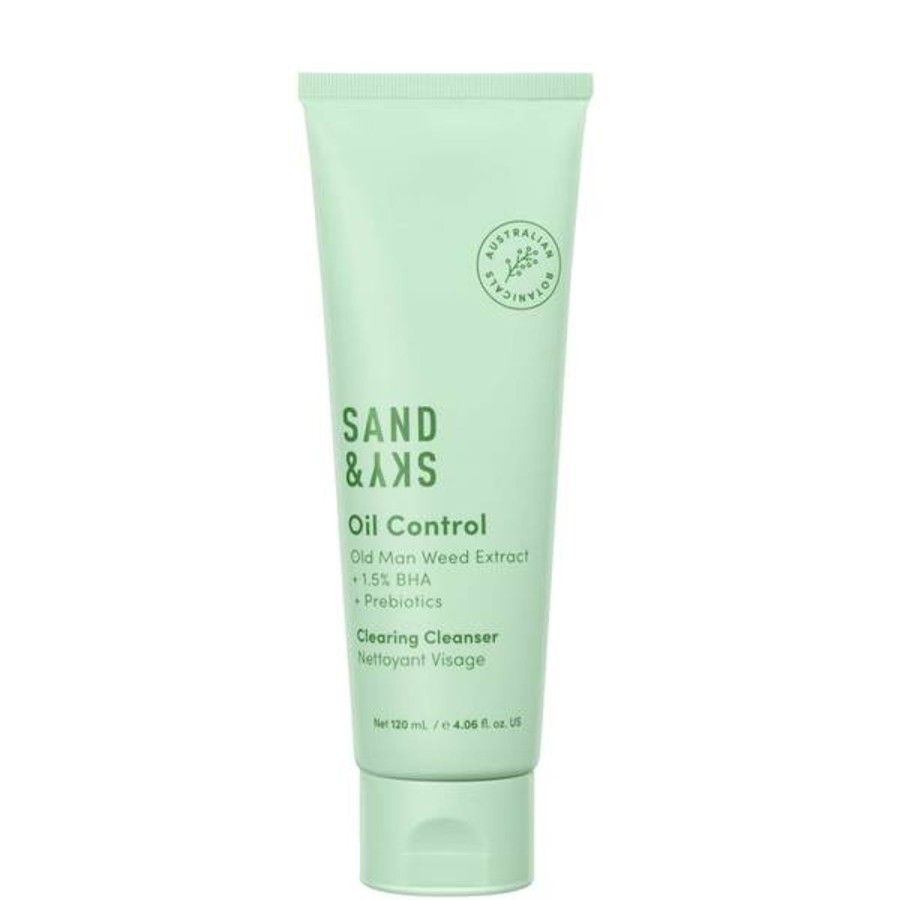 Skincare Sand & Sky | Sand & Sky Oil Control Clearing Cleanser 120Ml