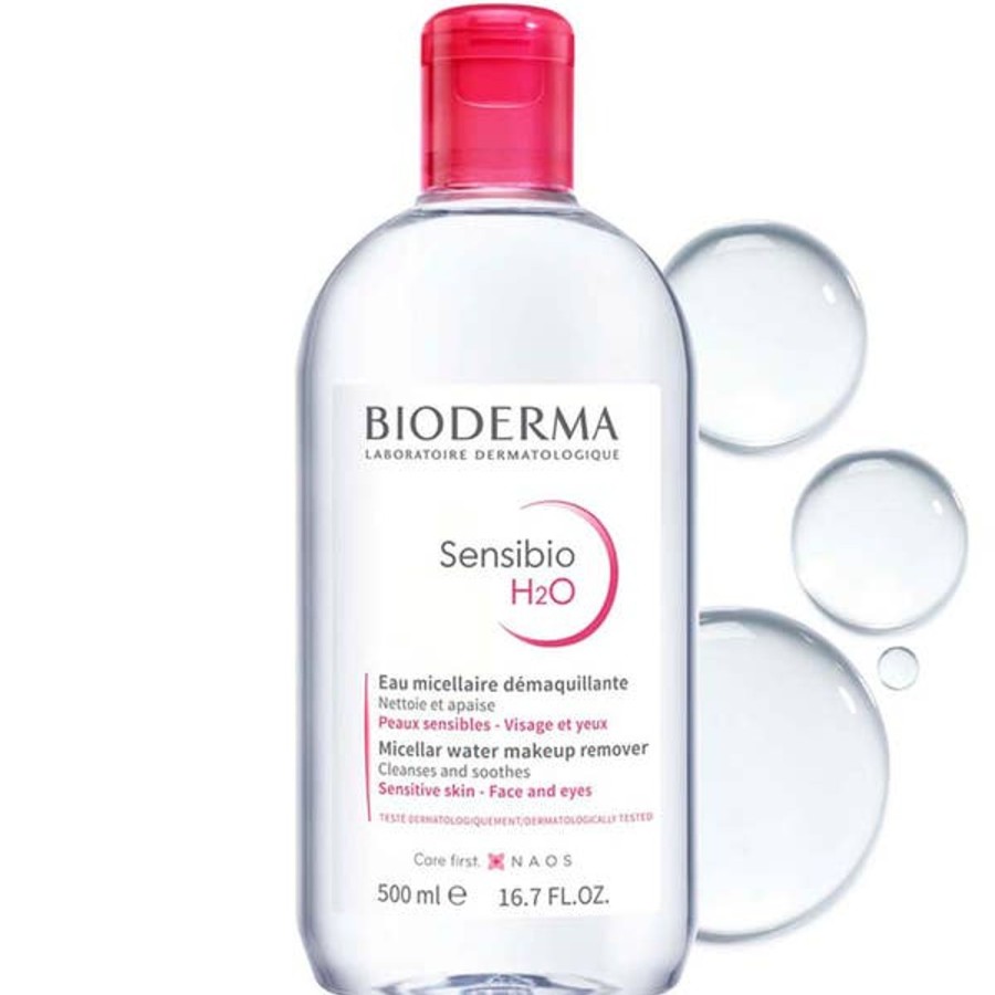 Skincare Bioderma | Bioderma Sensibio H2O Soothing Micellar Water Cleanser For Sensitive Skin 500Ml