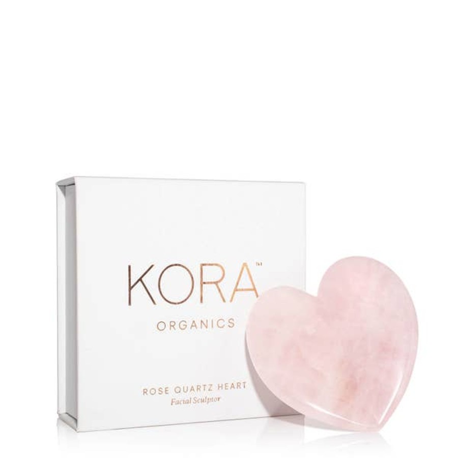 Skincare Kora Organics | Kora Organics Rose Quartz Heart Facial Sculptor 6G