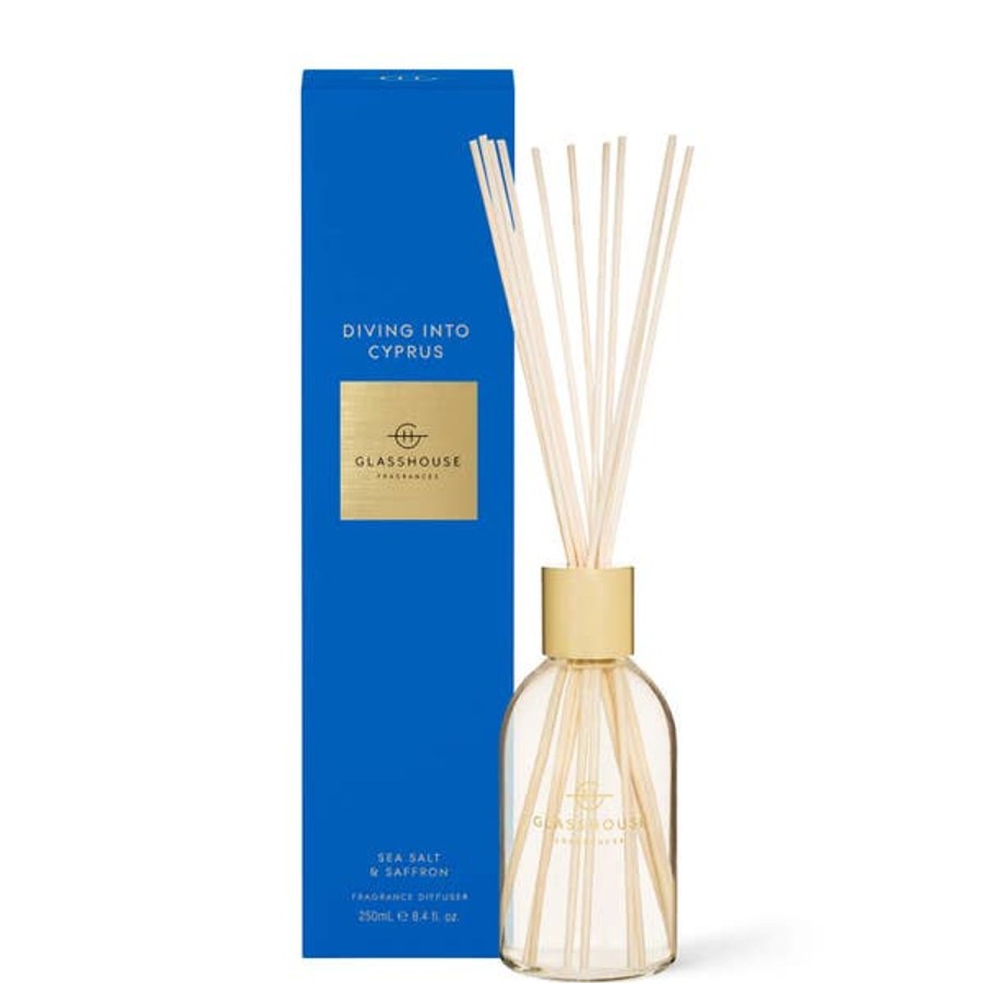 Fragrance Glasshouse Fragrances Diffusers & Oils | Glasshouse Fragrances Diving Into Cyprus Diffuser 250Ml