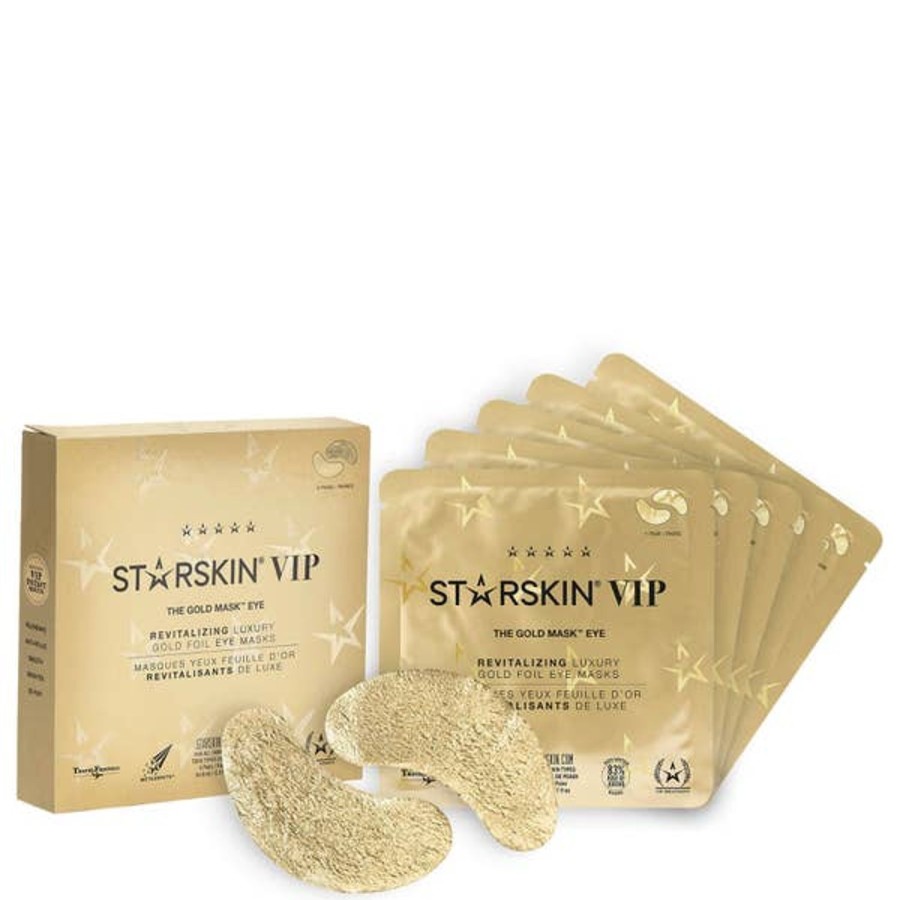 Skincare STARSKIN | Starskin Vip The Gold Mask Eye Revitalizing Luxury Gold Foil Eye Masks (5 Pairs)