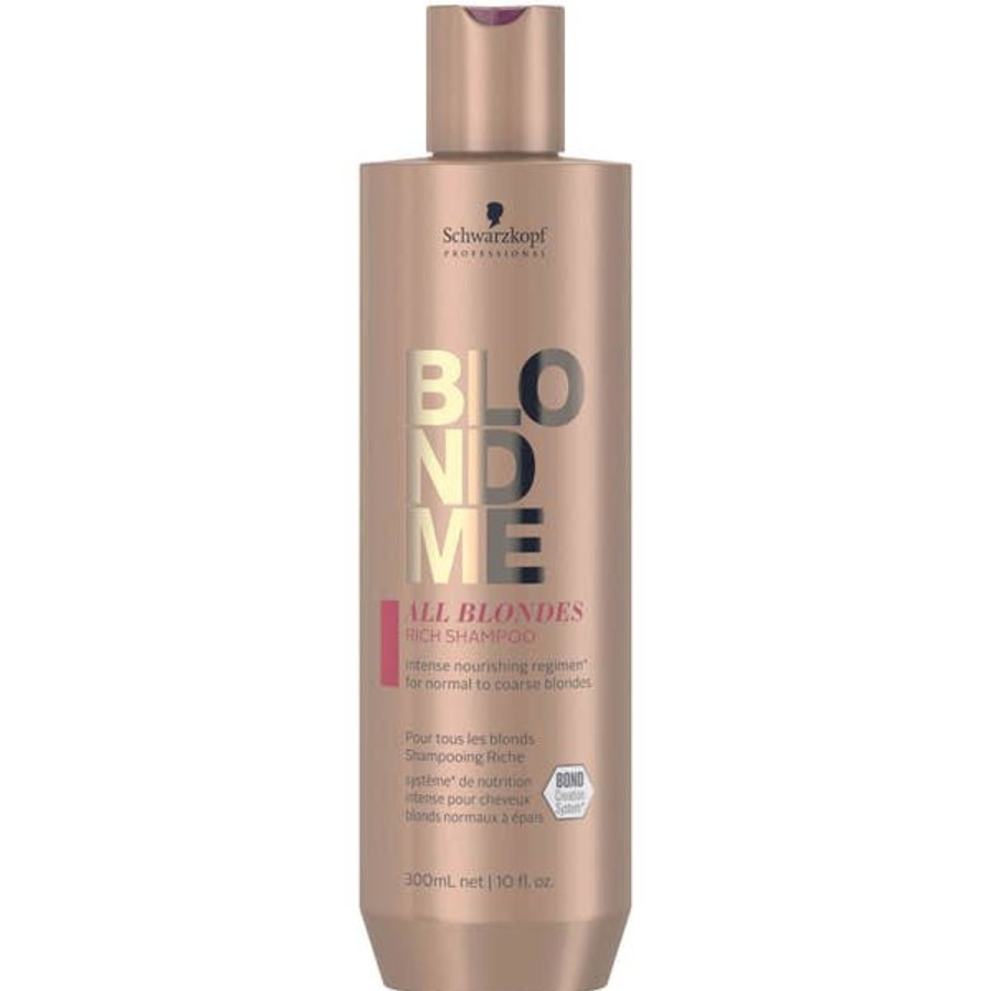 Haircare BLONDME | Schwarzkopf Professional Blondme All Blondes Rich Shampoo 10.14 Oz