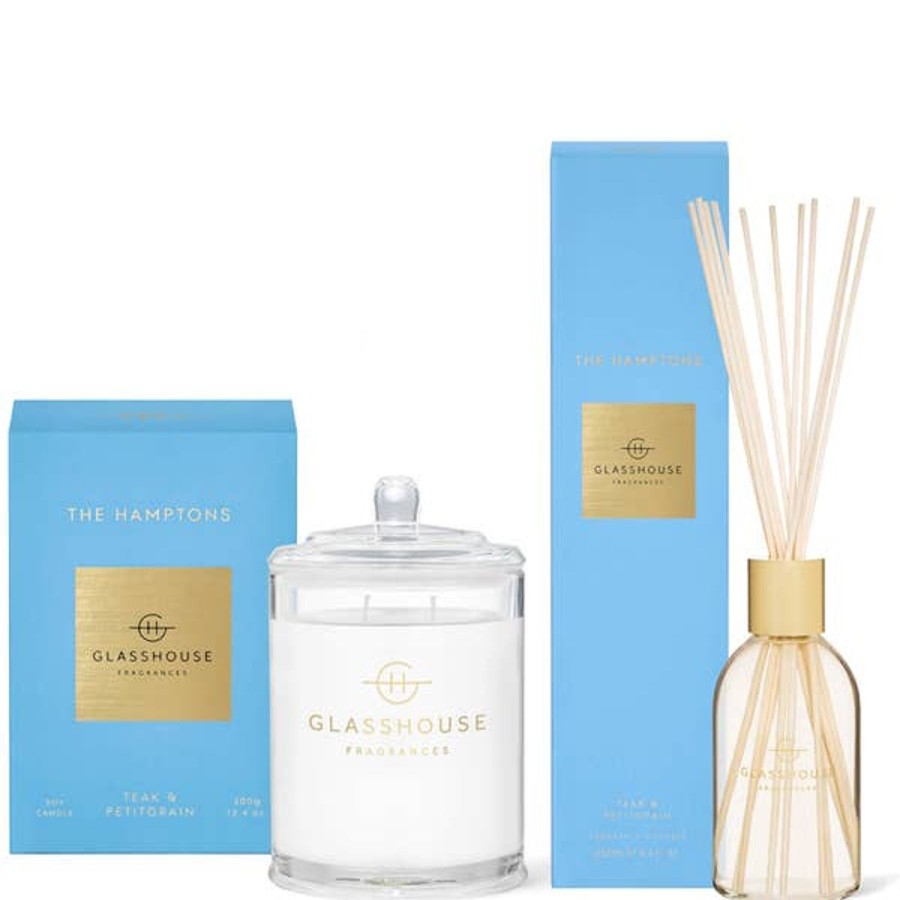 Fragrance Glasshouse Fragrances Scented Candles | Glasshouse Fragrances The Hamptons Candle And Liquid Diffuser