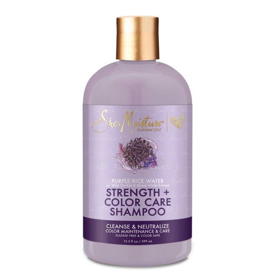 Haircare SheaMoisture | Sheamoisture Purple Rice Water Strength And Colour Care Shampoo 399Ml