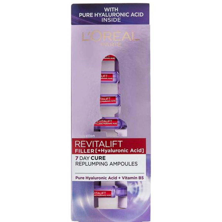 Skincare L'Oréal Paris | L'Oreal Paris Revitalift Filler Replumping Ampoules 7 X 1.3Ml