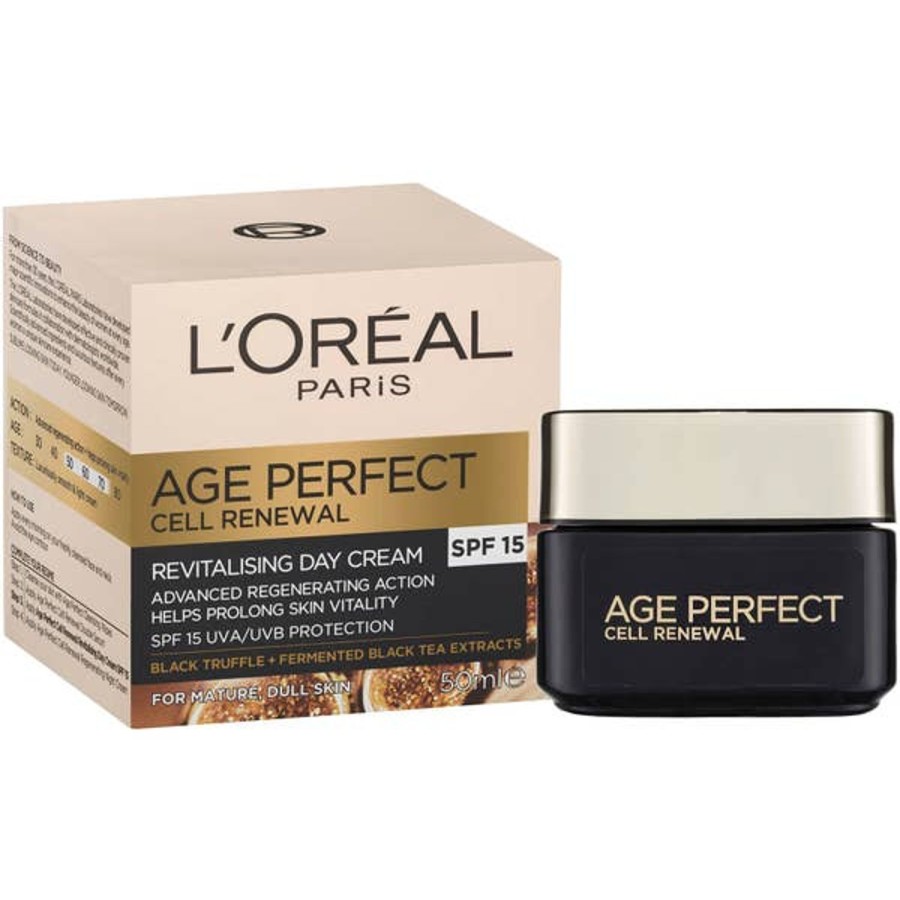 Spf & Tan L'Oréal Paris | L'Oreal Paris Age Perfect Cell Renewal Revitalising Spf15 Day Cream 50Ml