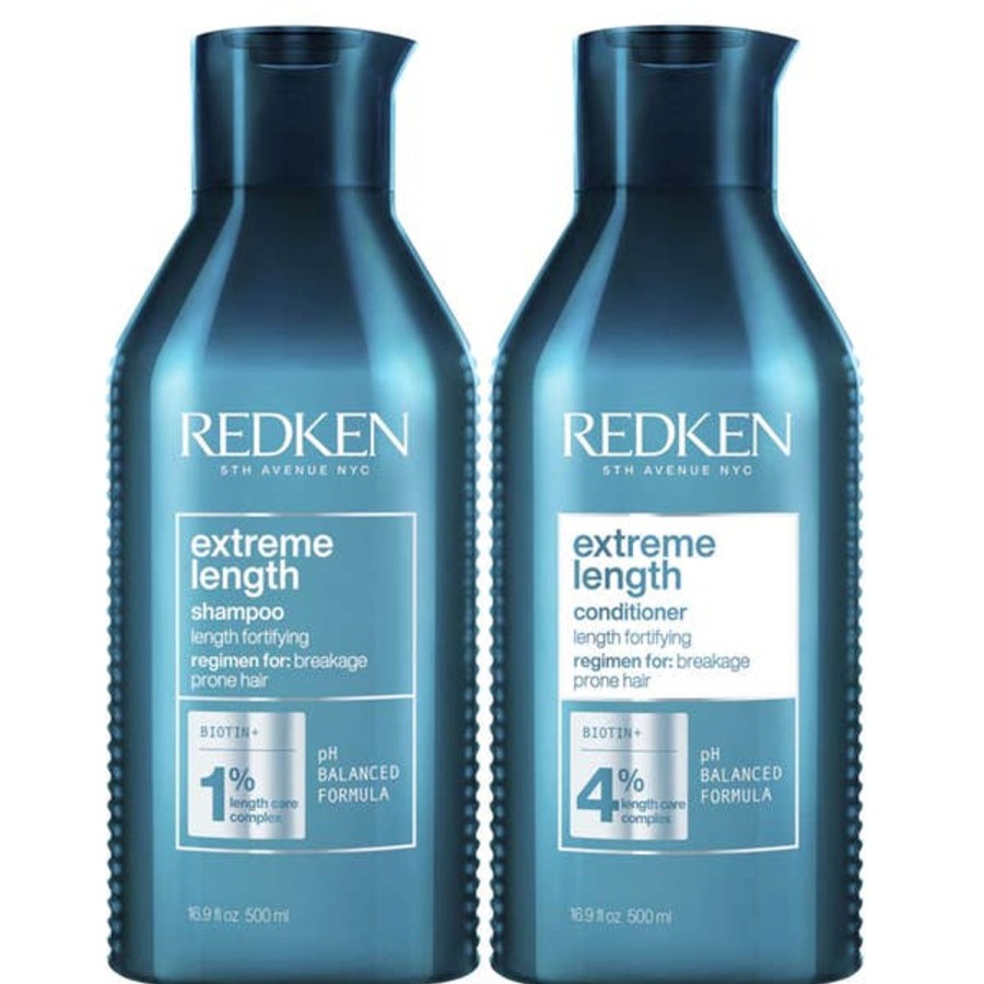 Haircare Redken | Redken Extreme Length Duo 2 X 500Ml (Worth $116.00)