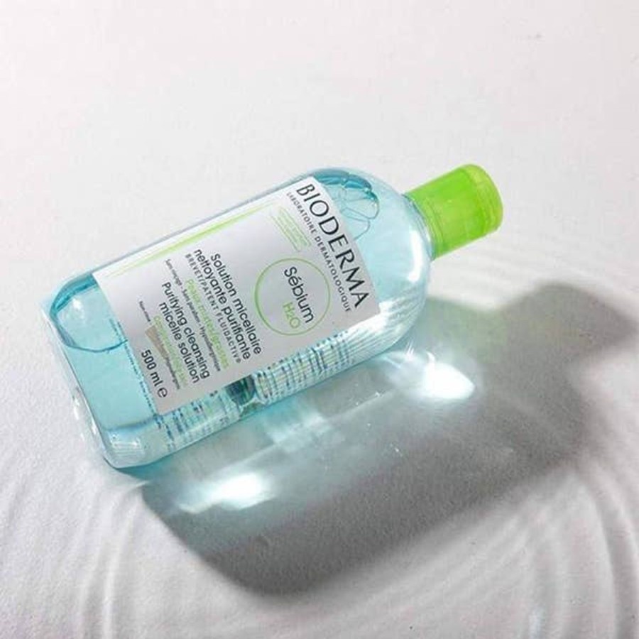 Skincare Bioderma | Bioderma Sebium H2O Purifying Micellar Water Cleanser For Oily Skin 500Ml