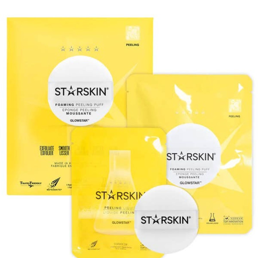 Skincare STARSKIN | Starskin Glowstar Foaming Peeling Perfection Puff