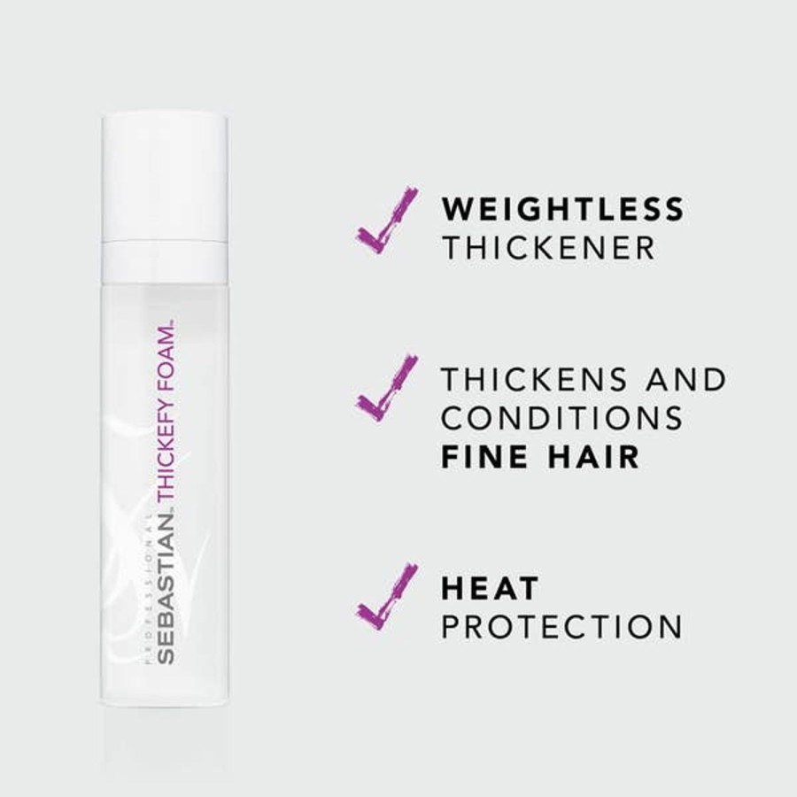 Men Sebastian Professional Styling | Sebastian Professional Thickefy Foam For Fine Hair 200Ml