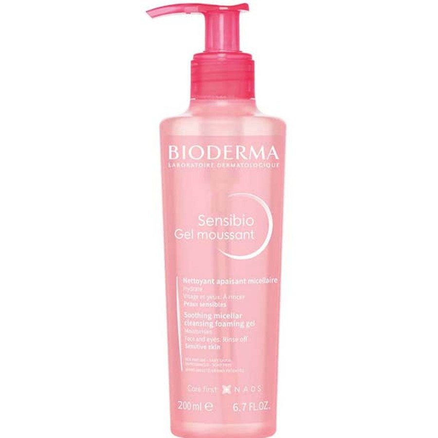 Skincare Bioderma | Bioderma Sensibio Gel Moussant Soothing Foaming Gel Cleanser For Sensitive Skin 200Ml