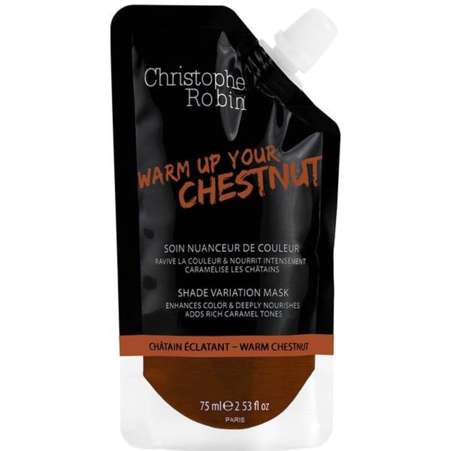 Haircare Christophe Robin | Christophe Robin Shade Variation Mask - Warm Chestnut Pocket 75Ml