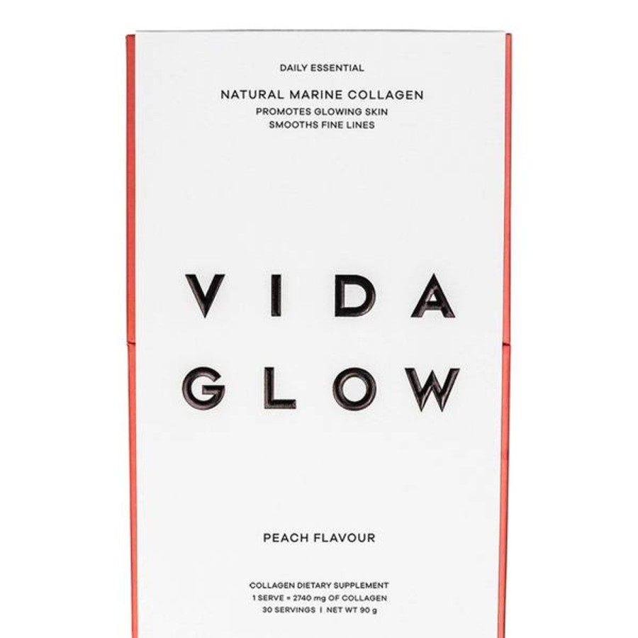 Men Vida Glow Supplements | Vida Glow Natural Marine Collagen Sachets - Peach