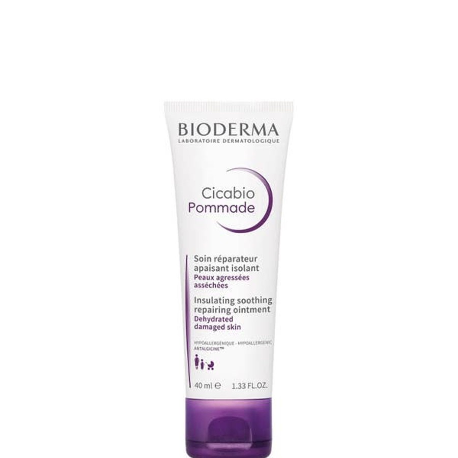 Men Bioderma Serums | Bioderma Cicabio Pommade Soothing Repairing Ointment For Weakened Skin 40Ml