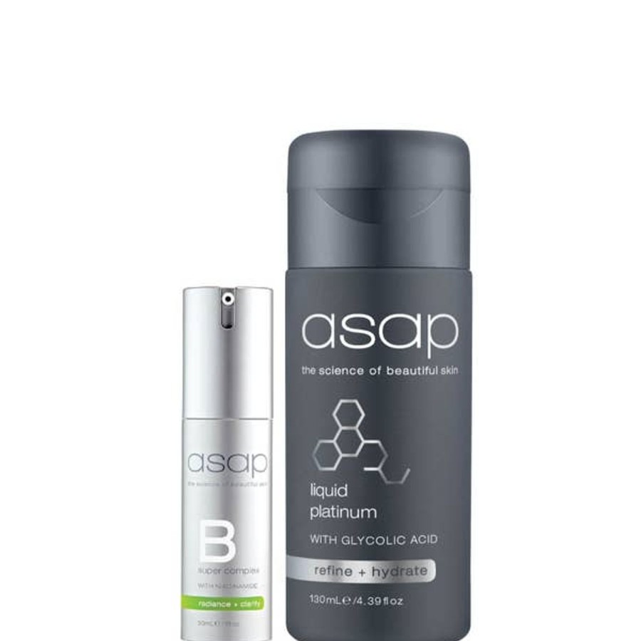 Skincare asap | Asap Super B + Liquid Platinum Serum Pack