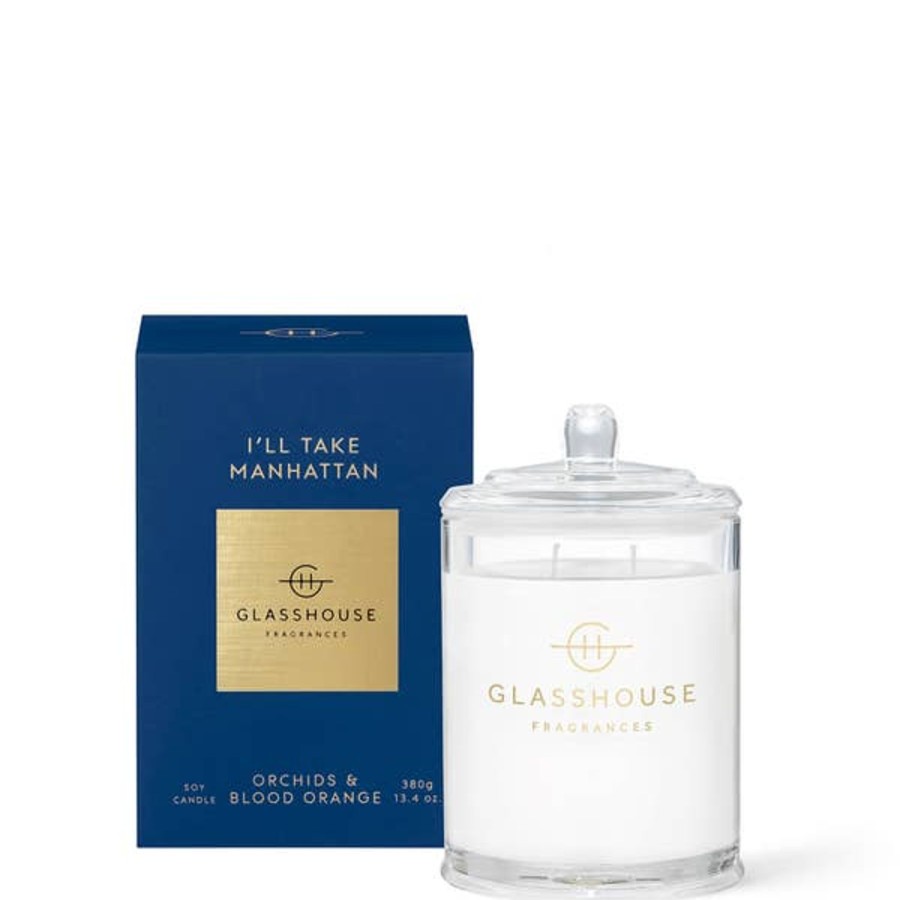 Fragrance Glasshouse Fragrances Scented Candles | Glasshouse Fragrances I'Ll Take Manhattan Candle 380G