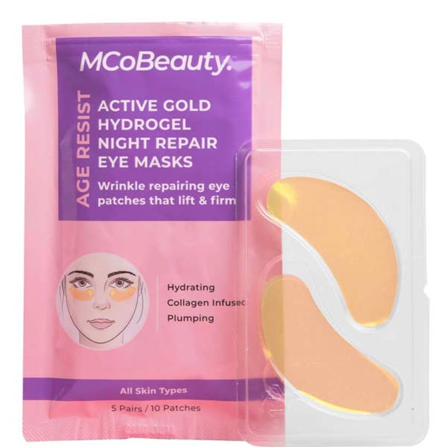 Skincare MCoBeauty | Mcobeauty Age Resist Active Gold Hydrogel Night Repair Eye Patches