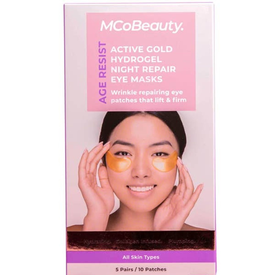 Skincare MCoBeauty | Mcobeauty Age Resist Active Gold Hydrogel Night Repair Eye Patches