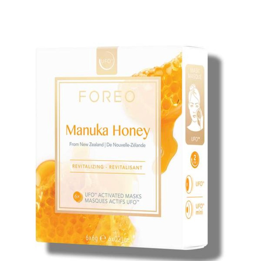 Skincare FOREO | Foreo Manuka Honey Ufo/Ufo Mini Revitalising Face Mask For Ageing Skin (6 Pack)