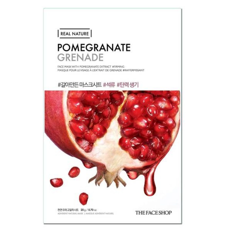 Skincare THE FACE SHOP | The Face Shop Real Nature Sheet Mask Pomegranate