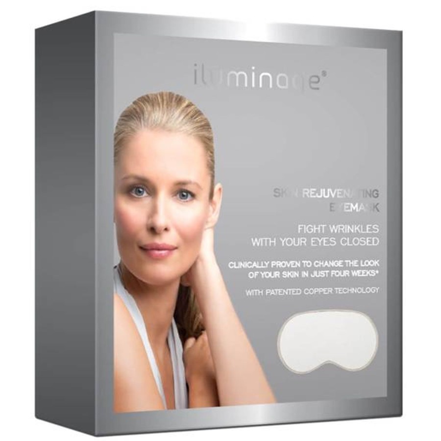 Skincare Iluminage | Iluminage Skin Rejuvenating Eye Mask - Ivory