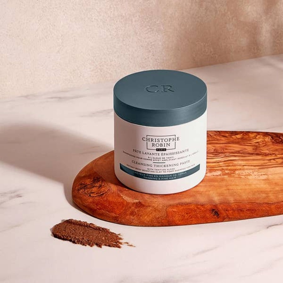 Haircare Christophe Robin | Christophe Robin Cleansing Thickening Paste With Pure Rassoul Clay And Tahitian Algae 250Ml