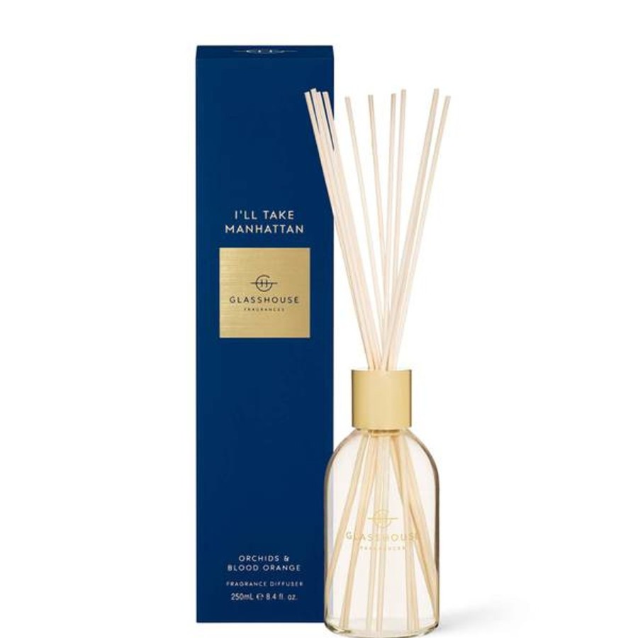 Fragrance Glasshouse Fragrances Diffusers & Oils | Glasshouse Fragrances I'Ll Take Manhattan Diffuser 250Ml