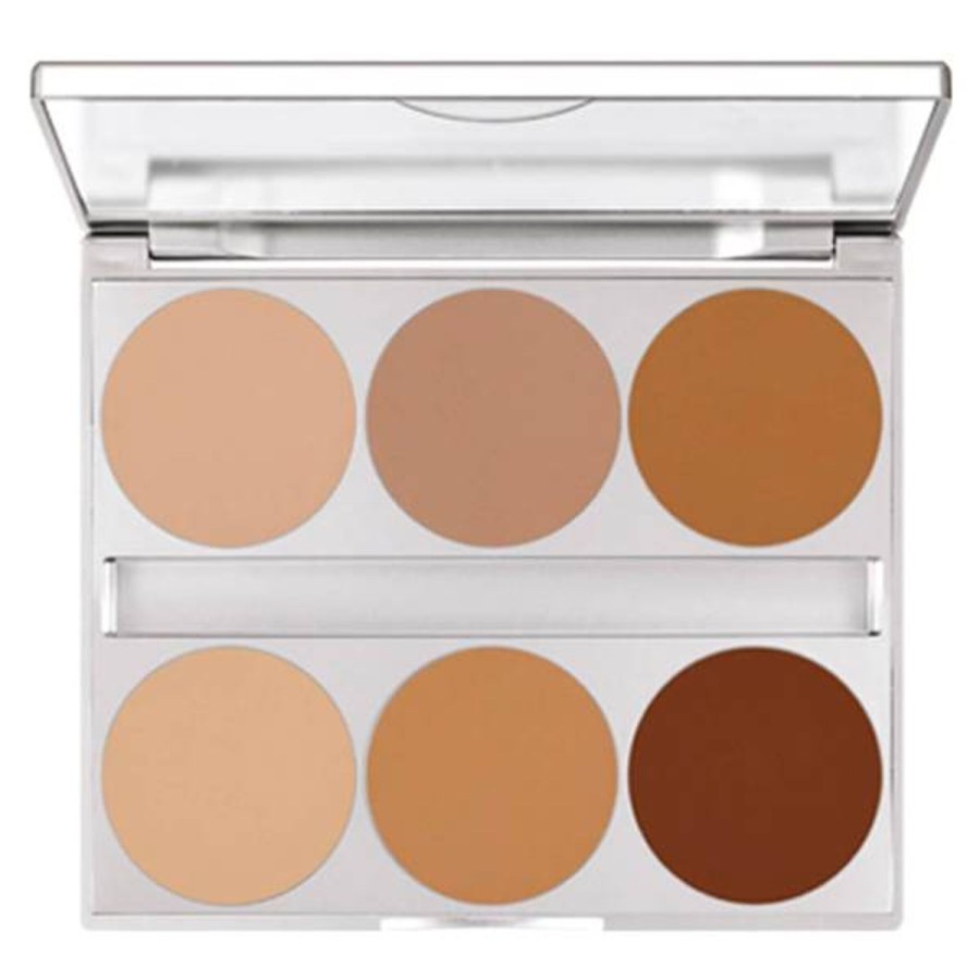 Makeup Kryolan Face Powders | Kryolan Professional Make-Up Dual Finish Contouring Palette 10G