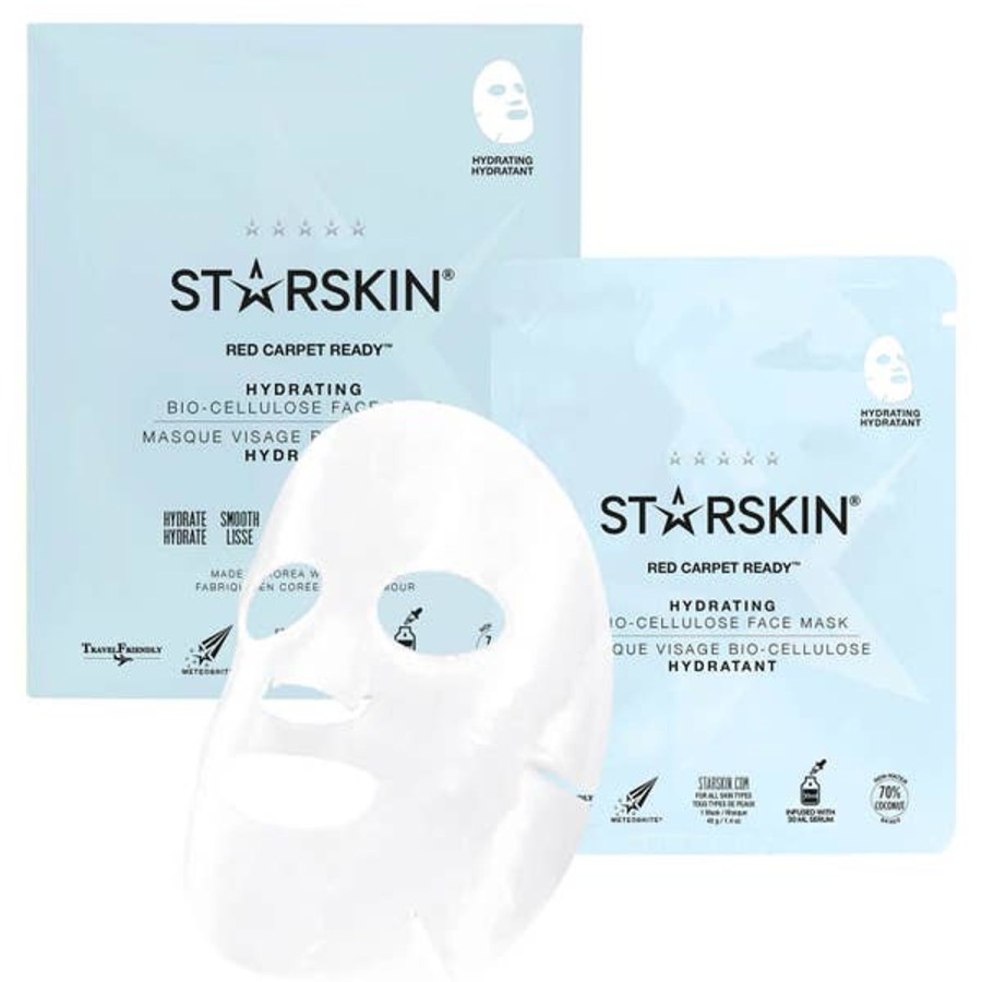 Skincare STARSKIN | Starskin Red Carpet Ready Hydrating Coconut Bio-Cellulose Second Skin Face Mask