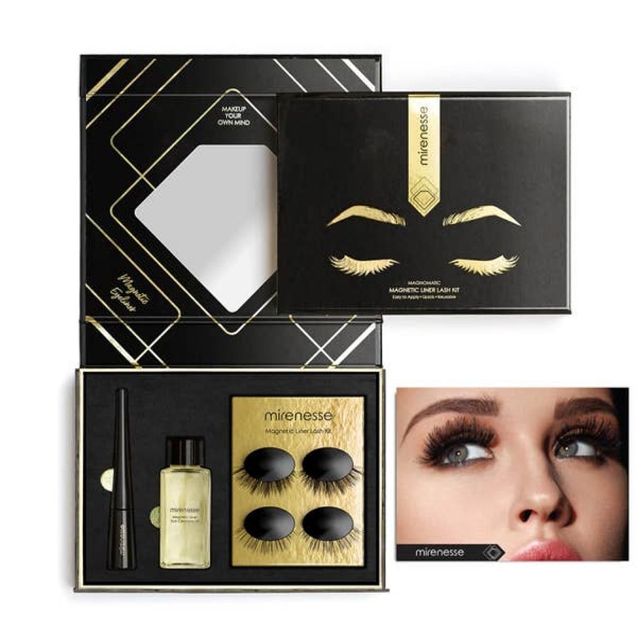 Makeup mirenesse Eye Home | Mirenesse Magnomatic Magnetic Eyeliner And Eyelashes Day And Night Kit - Volume Vivian